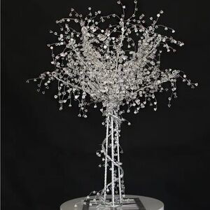 Elegant Crystal Tree Sculpture
